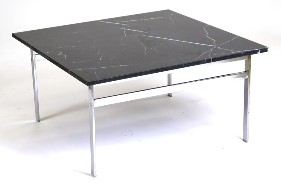 Okänd designer för HAY Copenhagen, lamp/soffbord, svart marmorskiva på kromad benställning, 80 x 80 cm_36683a_lg.jpeg