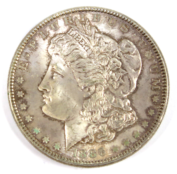 Silvermynt, 1 $ 1886, så kallad Morgandollar_37018a_8dc33acffd7c0cb_lg.jpeg