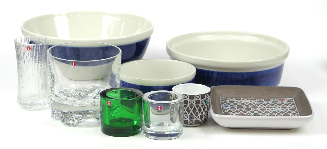 Parti modernt glas och porslin, Koka Blå, Uppsala Ekeby samt Iittala_37035a_8dc33b98e197ffa_lg.jpeg