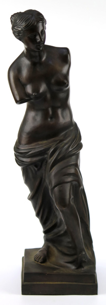 Skulptur, patinerad brons (bronserad metall?), Venus di Milo, h 59 cm