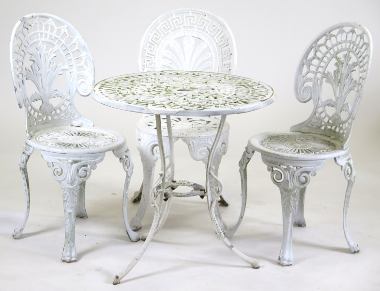 Trädgårdsmöbel, 4 delar, lackerad aluminium, modern tillverkning, 3 stolar samt bord_37345a_8dc4c21b06ba73d_lg.jpeg
