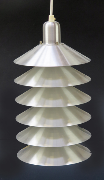 Gammelgaard, Jörgen för Pandul, taklampa, aluminium, "Tip Top", design 1971, h 35 cm