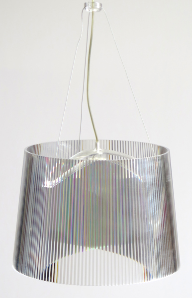 Laviani, Feruccio för Kartell, taklampa, polykarbonat, "Gè", design 2005, dia 37 cm