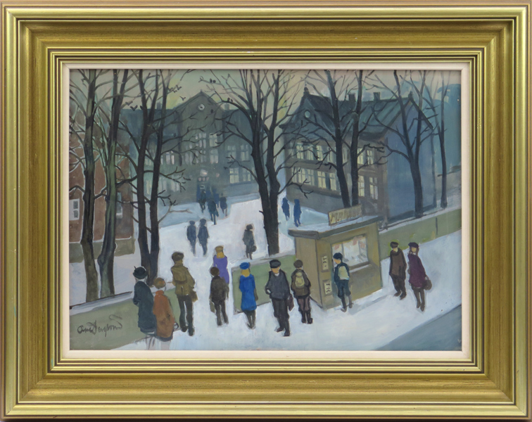 Persson, Ove, olja, stadsvy med skola, signerad, 25 x 33 cm_37959a_8dc55671c7d704b_lg.jpeg