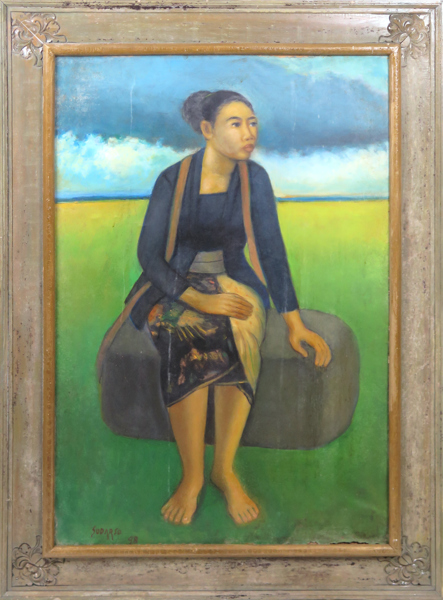Sudarso, olja, balinesisk kvinna, signerad och daterad 1997, 120 x 80 cm, fuktskador_38005a_8dc5aeba321efad_lg.jpeg