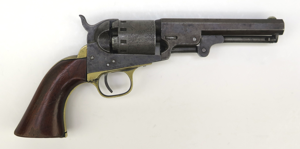 Revolver slaglås, Mahattan Firearms Newark New Jerey, modell Navy, nummeridentisk 17617 (1861-62), l 28 cm_38106a_8dc5a17653b6c82_lg.jpeg