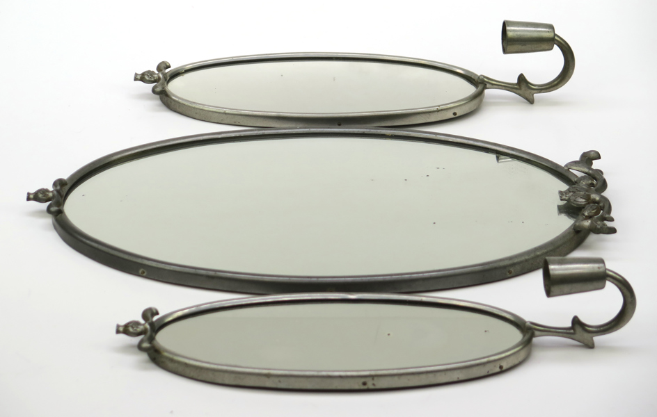 Okänd designer, spegellampetter, 1 par samt spegel, tenn, stämplade 1930. spegel h 40 cm_38142a_8dc5d4a1478817b_lg.jpeg