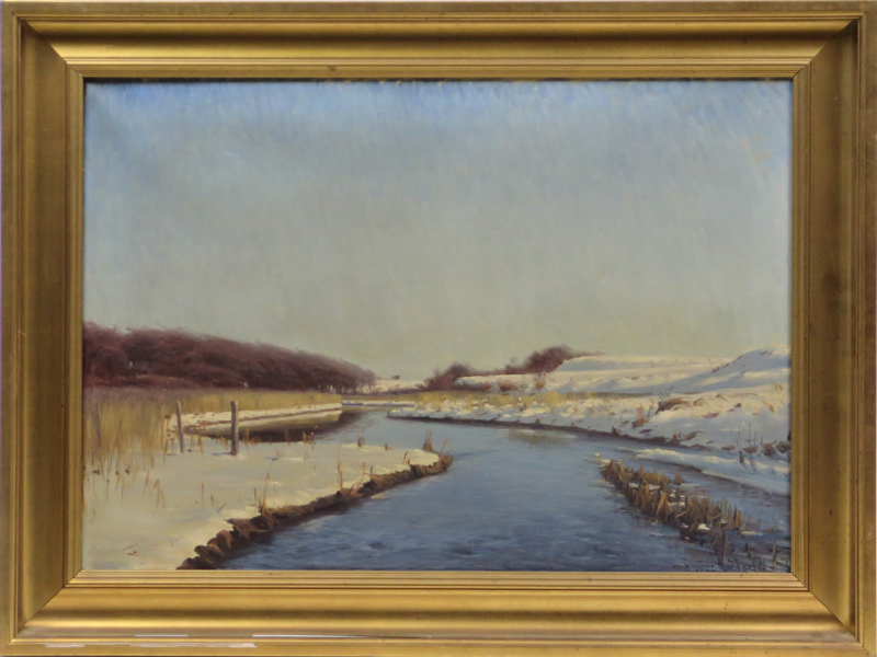Hansen, Sigvard, olja, vinterlandskap med å, daterad 1913, 52 x 72 cm_38233a_8dc5ece82d5ef36_lg.jpeg