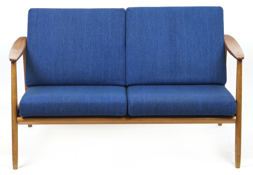 Ohlsson, Folke för Duxello, soffa, ek med blå, original ylleklädsel, USA 247, design 1955, detta ex inköpt 1956, l 125 cm_38240a_8dc5eea59cd5465_lg.jpeg