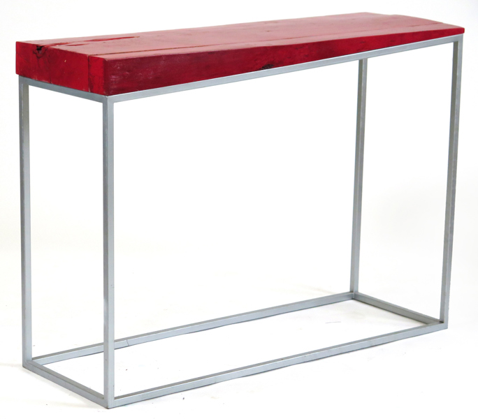 Okänd designer, sideboard, aluminium med lackerad skiva, längd 121 cm_38402a_lg.jpeg