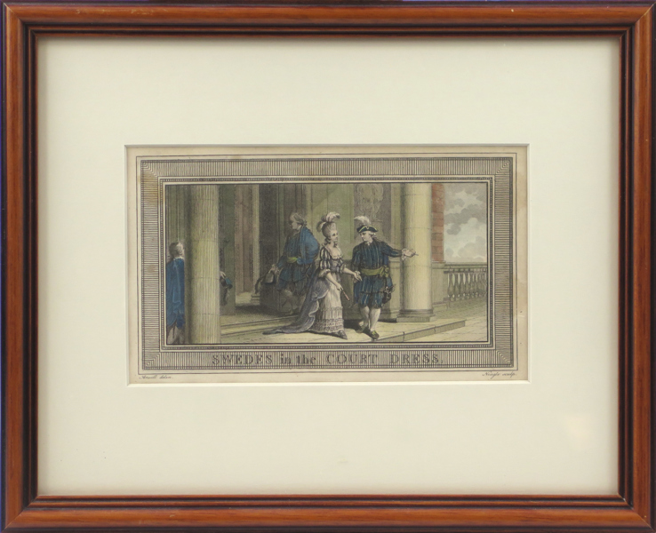 Neagle, James efter Ansell, Charles, kopparstick, handkolorerat, #Swedes in the Court Dress", 1700-talets slut, synlig pappersstorlek 10 x 17 cm_38606a_lg.jpeg