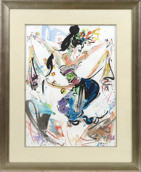 Gunarsa, Nyoman, akvarell, balinesisk danserska, signerad och daterad 2005, synlig pappersstorlek 74 x 55 cm_38712a_8dc6dc42e91c288_lg.jpeg