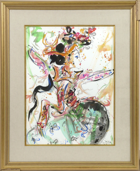 Gunarsa, Nyoman, akvarell, balinesisk danserska, signerad, synlig pappersstorlek 73 x 54 cm_38724a_8dc6dd0e1b64bdb_lg.jpeg