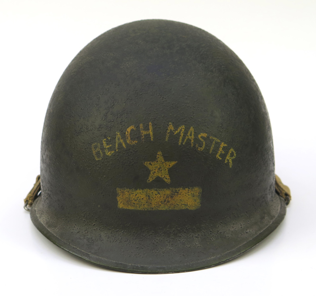 Hjälm, US Navy, "Beach Master",  WWII