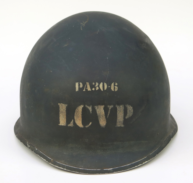 Hjälm, US Navy, "LCVP" (Landing Craft Vehicel Personnel), WWII