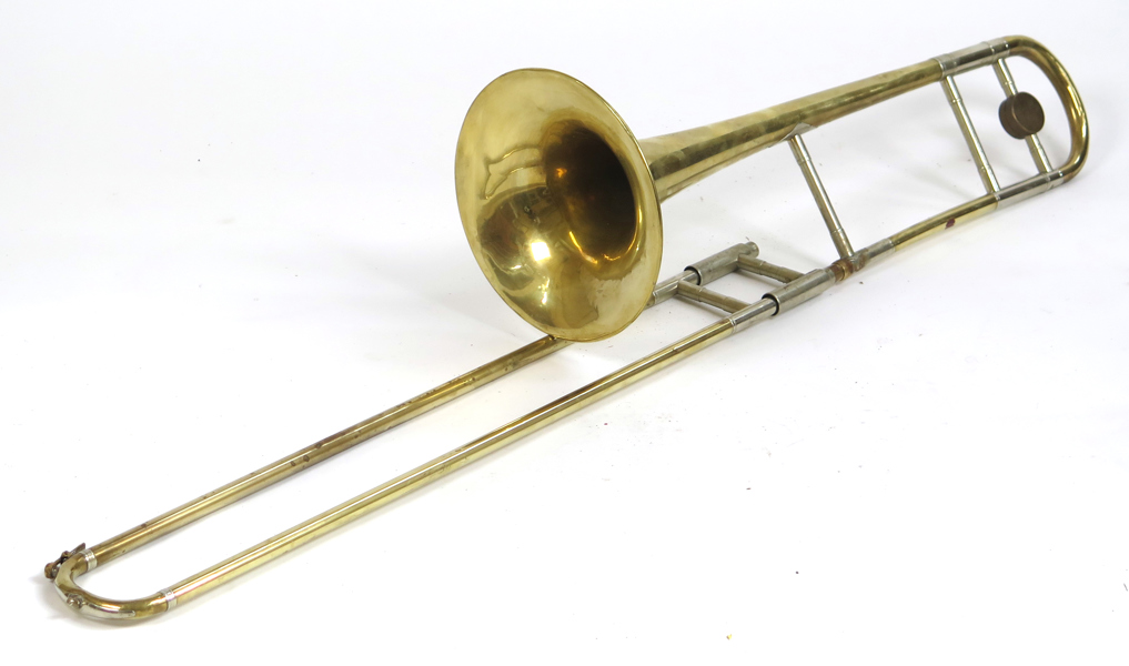 Trombon (dragbasun), mässing, Lignatone, munstycke saknas