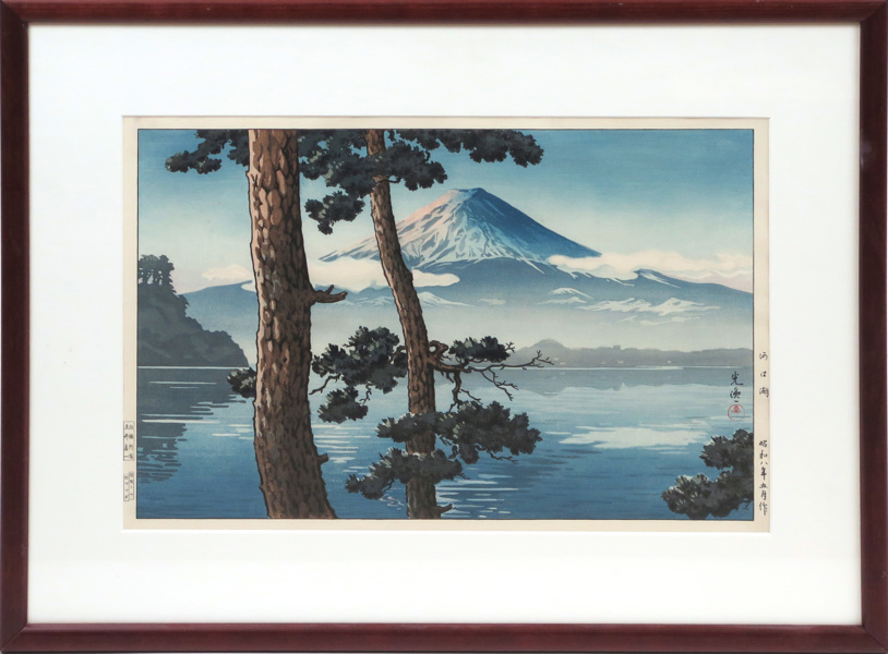Koitsu, Tsuchiya, träsnitt, Mt. Fuji from Lake Kawaguchi 1933,_3912a_8d875b6f3b13b25_lg.jpeg