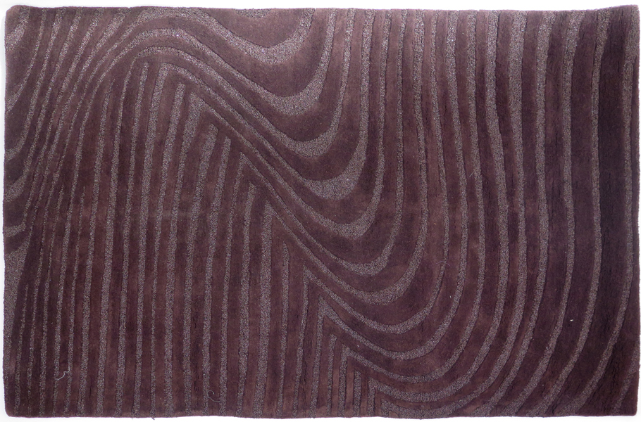 Okänd designer, matta, "Berry-half waves, brown", brun, 230 x 160 cm