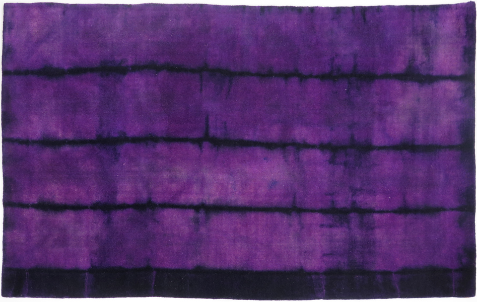 Okänd designer, matta, konstsilke (?), violett, 200 x 140 cm