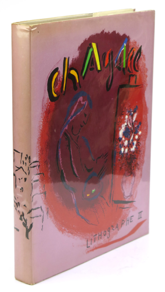 Bok, Sauret, Andre (ed), "Chagall, Litographe II 1957-62", Monaco 1963, med 11 originallitografier tryckta av Fernand Mourlot