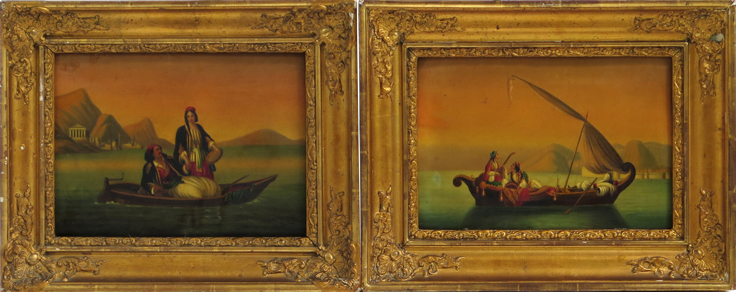 Okänd konstnär, 1800-tal, oljemålningar på plåt, 1 par, _394a_8d816d4a133607d_lg.jpeg