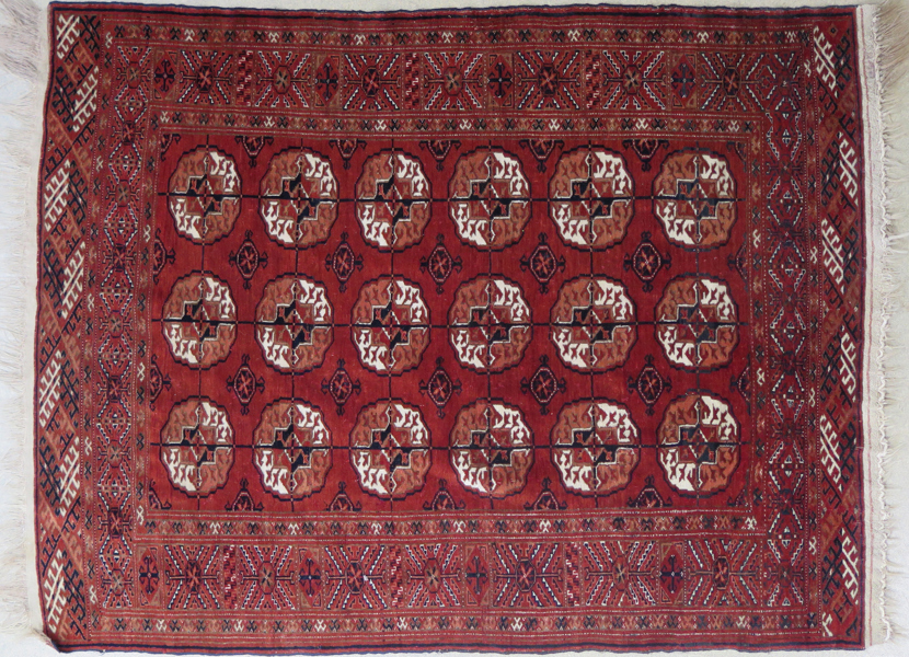 Matta, antik Teke Turkmen, 155 x 120 cm