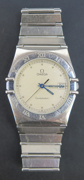 Herrarmbandsur, stål, Omega Constellation, quartz 