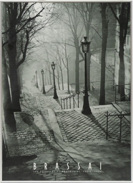 Brassaï, efter, offset, trappa, Paris, 70 x 50 cm