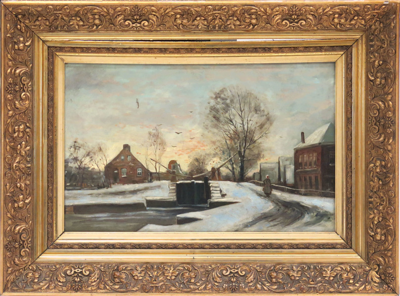 Okänd holländsk konstnär, 1800-tal, olja, kanalparti i vinter,_4075a_8d876a13ccc56b9_lg.jpeg