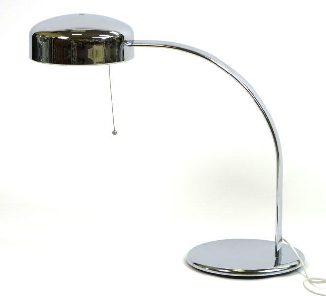 Okänd designer för Ateljé Lyktan, Åhus, bordslampa, krom, modell 8012, etikettmärkt, h 54 cm