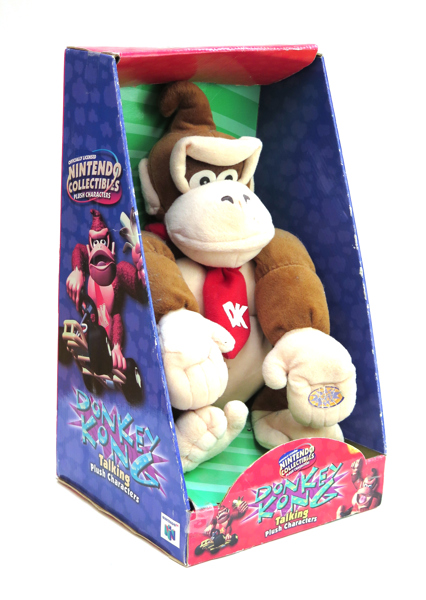 Donkey Kong, Nintendo collectibles merchAndise by Bensussen Deutch & Associates Inc, i originalförpackning, höjd 35 cm, fungerar vid test