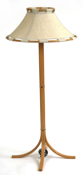 Ehrner, Anna för Ateljé Lyktan, golvlampa, trä med canvasklädsel, "Anna", h 140 cm