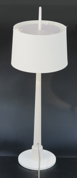 Bessfelt, Lars för Ateljén i Anderstorp, bordslampa, vitlackerad björk, Zlamp "Gadd", h 49,5 cm