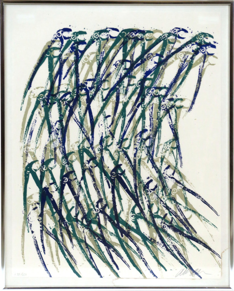 Arman, Fernandez, färglitografi, komposition, ur mappen Artistery - Dentistery, Galerie Bonnier, Geneve 1977, _4306a_8d8865be6e1e606_lg.jpeg