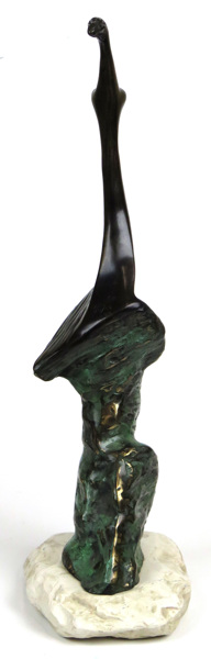 Wys, Stan (egentligen Stanislas Wysocki), skulptur, patinerad brons på stensockel, stående kvinnogestalt,_4508a_8d88ca1a93ecddb_lg.jpeg