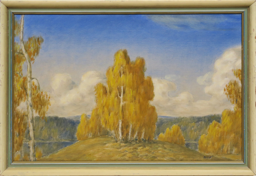 Gustavsson Arvé, Arvid, olja, landskap, signerad, 40 x 59 cm