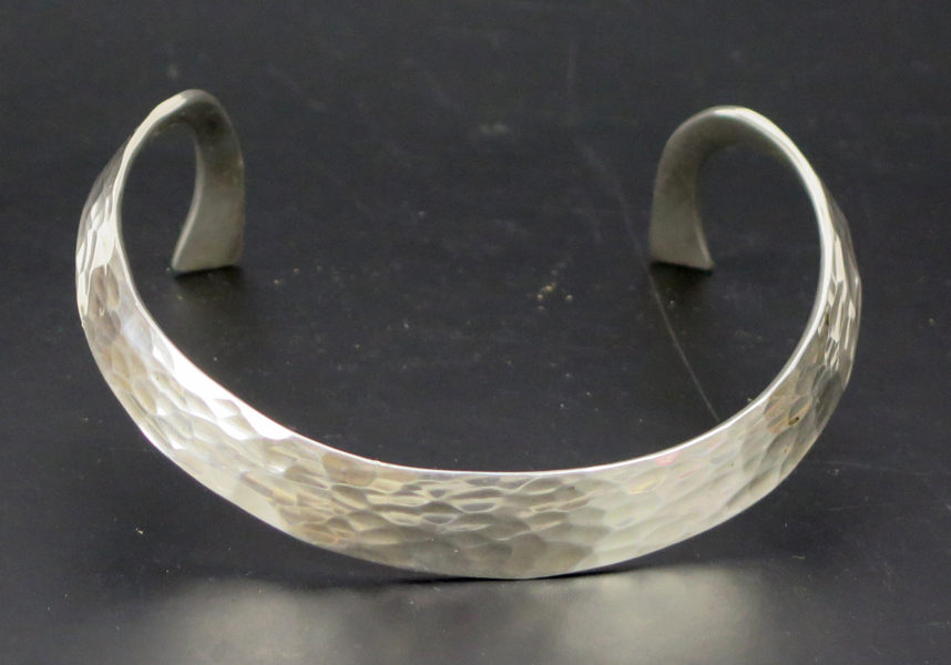 Urban, Rey, halsband, sterlingsilver, stämplat Stockholm 1965, innerdiameter 11 cm