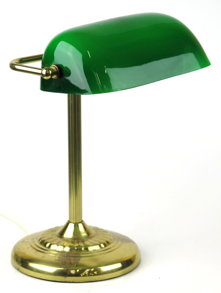 Okänd designer för Cottex, skrivbordslampa, mässing med grön glaskupa, _4547a_8d88fade3da54f8_lg.jpeg