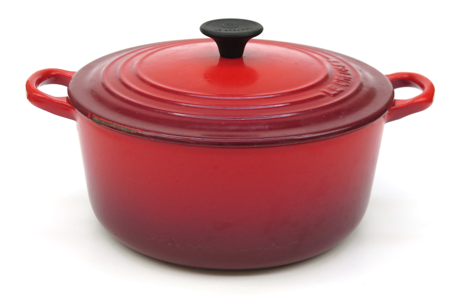 Gryta, emaljerat gjutvärn, Le Creuset, diameter 23 cm