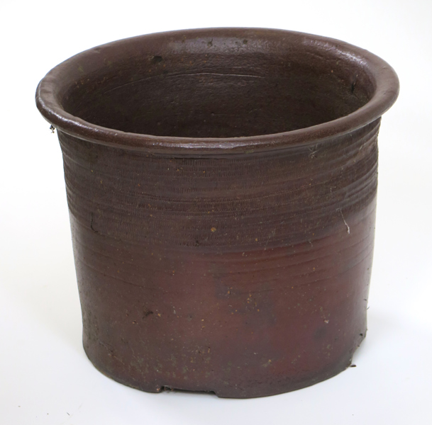 Persson Melin, Signe för Campos Filhos, Portugal, golvvas, saltglaserat stengods, reliefdekor, inpressad signatur, h 31 cm