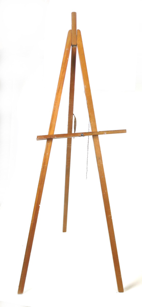 Staffli, bonat trä, Alfred Becker, samanfällbart, höjd 172 cm