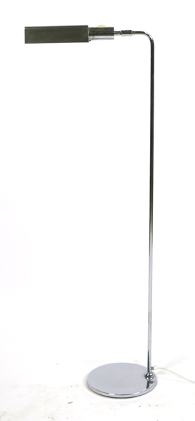 Okänd designer för Örsjö Belysning, golvlampa, krom, Klubban, h 125 cm