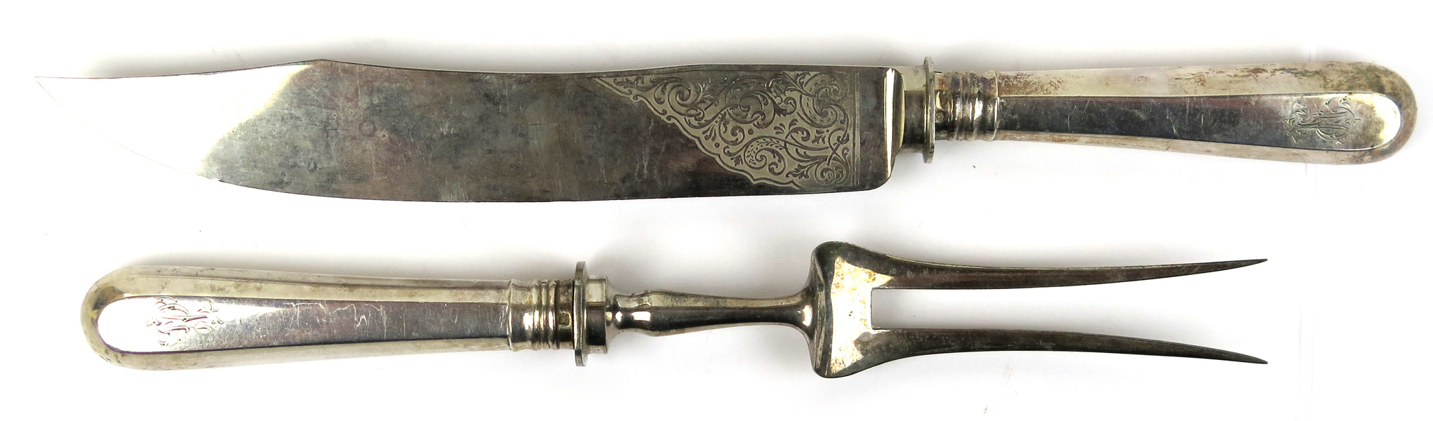 Trancherbestick, 1 par, silver med stålblad, Ryssland, 1800-tal, _4933a_lg.jpeg