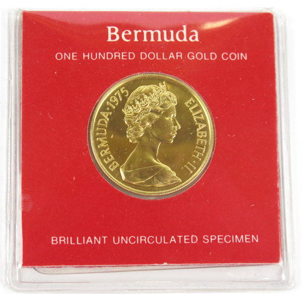 Guldmynt, 100$ Bermuda 1975, vikt 7.03 gram 900/1000 rödguld, _5016a_lg.jpeg