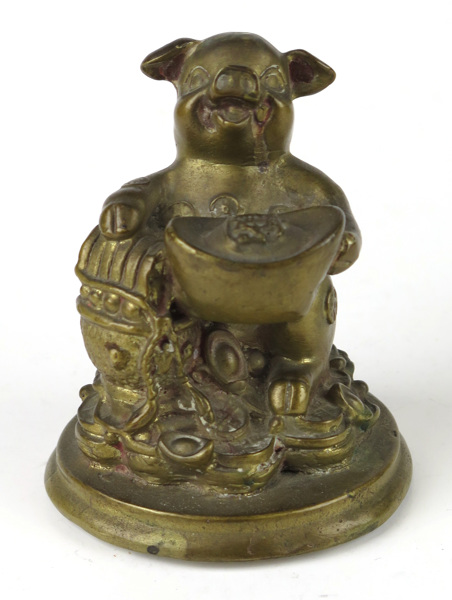 Skulptur, brons, Japan, 1900-tal, sittande gris, _5589a_8d8a2bcc5cd34c7_lg.jpeg