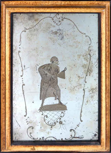 Spegelglas, antagligen Murano, 1700-tal, hinterglasdekor av stående man mm,_6531a_8d8d107fe0f40a8_lg.jpeg