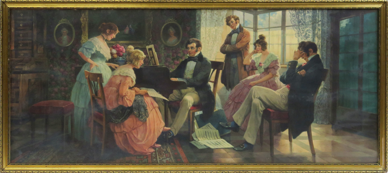 Okänd konstnär, färglito (?), "Franz Schubert im Dreimädlerhaus", 1920-tal,_7923a_8d8efae7f7532c0_lg.jpeg