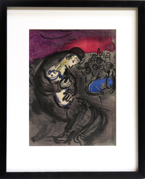 Chagall, Marc, färglito, "Lamentations of Jeremiah", ur Derrière le Miroir 1956,_8212a_8d901889d996bfe_lg.jpeg