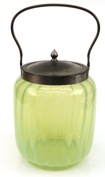 Kakburk, så kallad kiksespand, opaliscerande glas med metallmontage, 1910-20-tal, _8368b_8d902883431666e_lg.jpeg