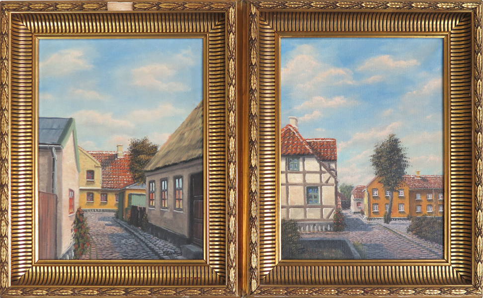 Österberg, Erik, oljemålningar, 1 par, motiv från Dragör,_8537a_8d9040b9772c5ba_lg.jpeg